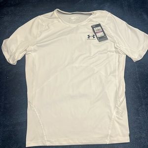 Under Amour Athletic Shirt, Size 2XL, White